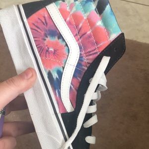 Tie Dye High Top Vans